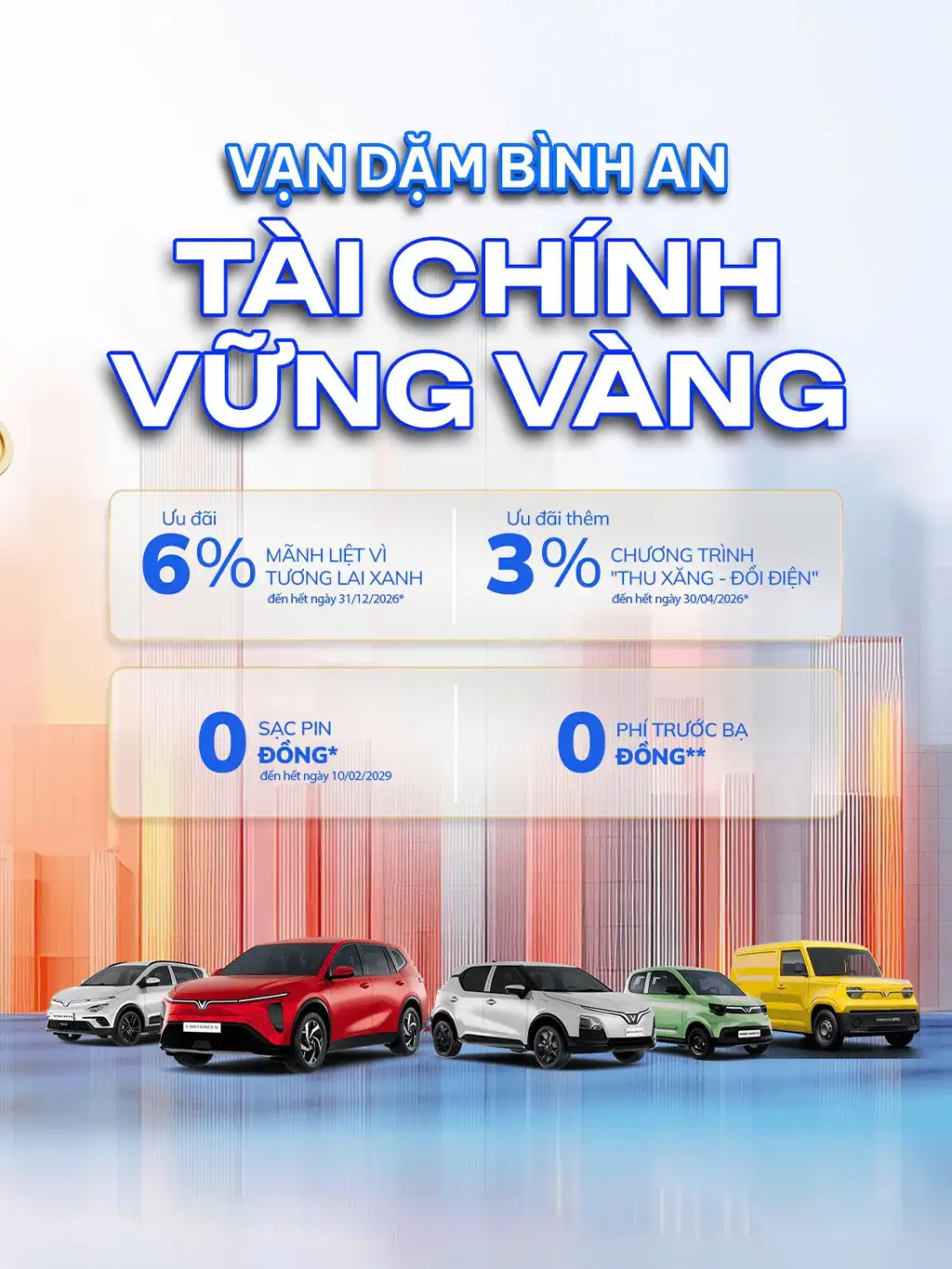 Khuyến mãi & Ưu đãi VinFast mới nhất mb